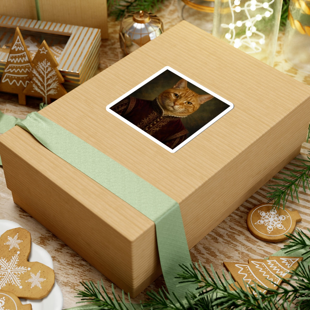 Custom Pet Portrait Sticker · 3×3