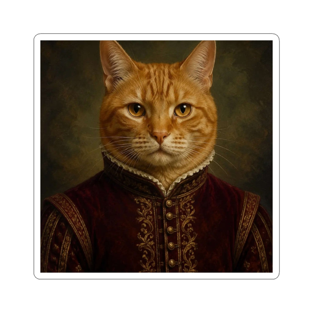 Custom Pet Portrait Sticker · 3×3
