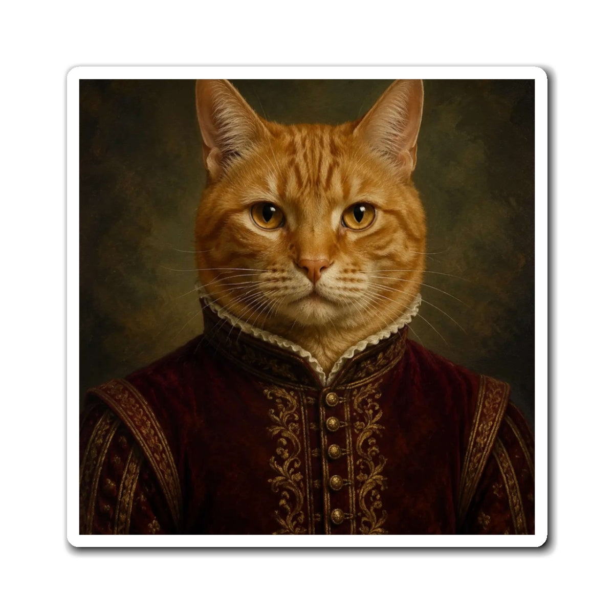 Custom Pet Portrait Magnet · 3×3